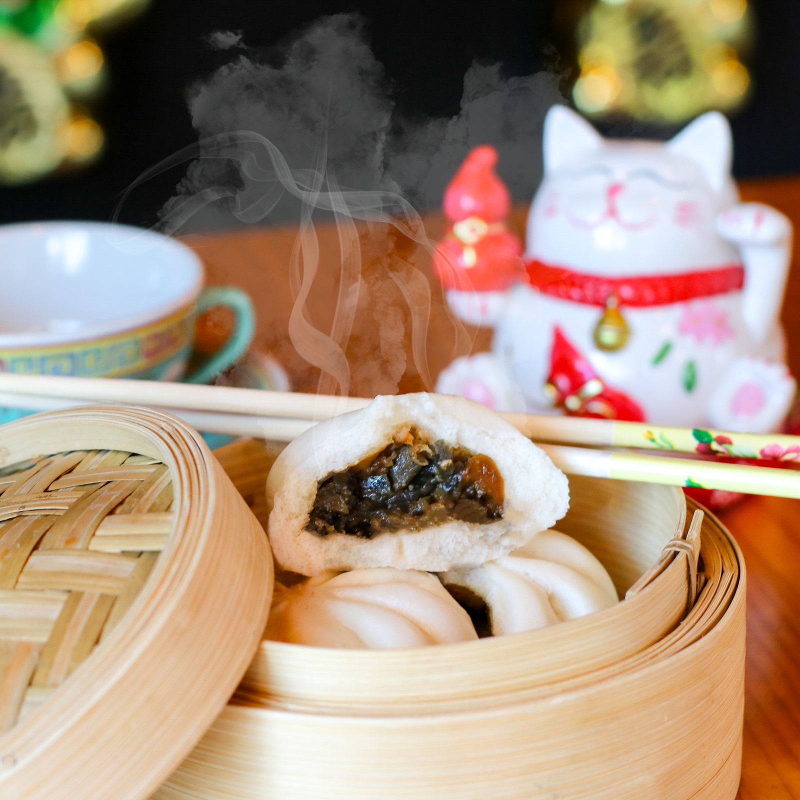 VEGAN BBQ BAO (UNIDAD) W