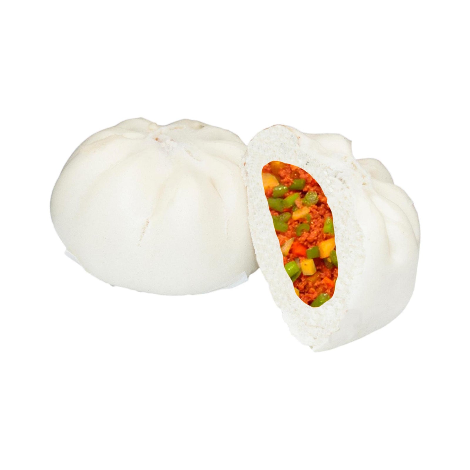 BAO CARNE DE RES CON VEGETALES