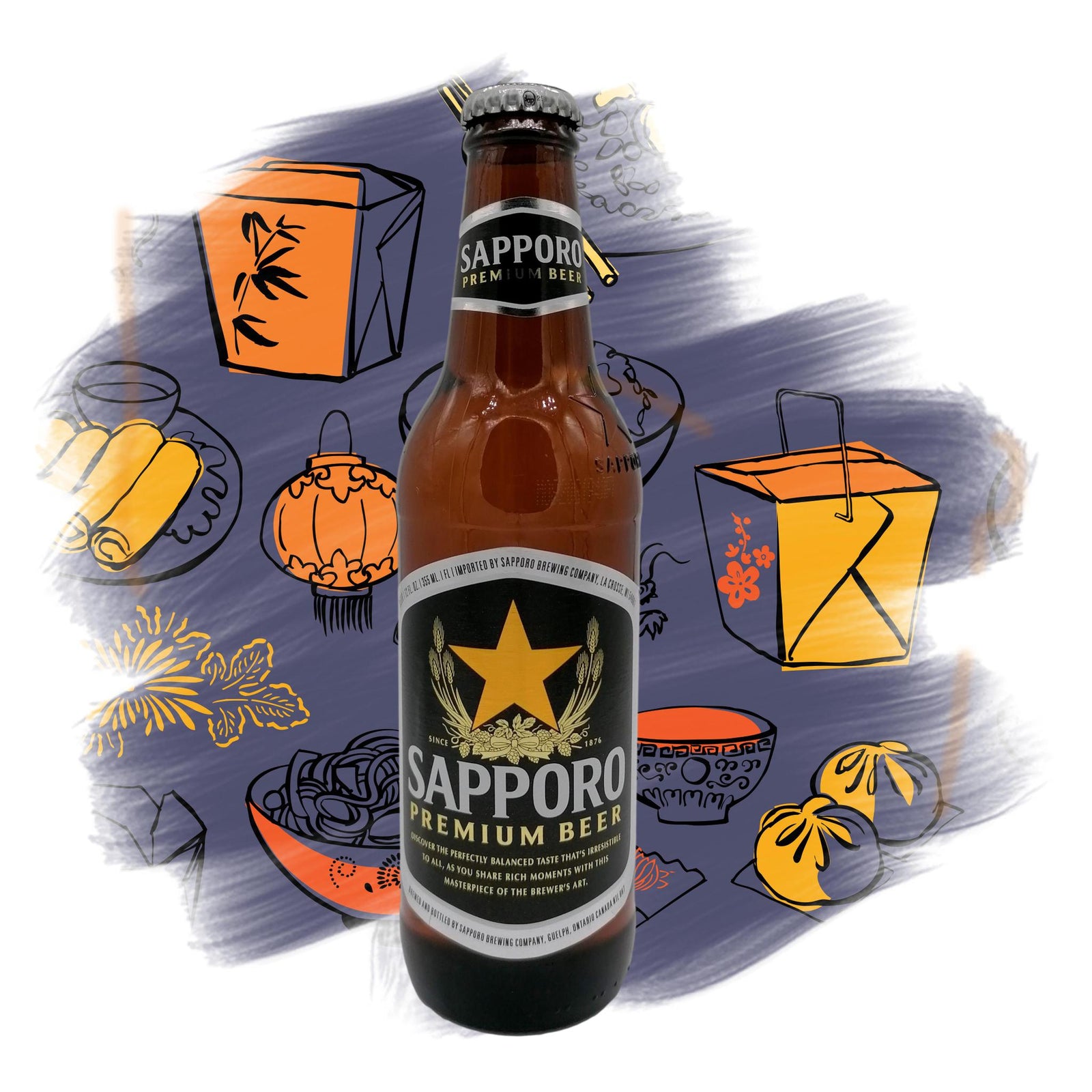 SAPPORO BOTELLA GAMBEI! A02406